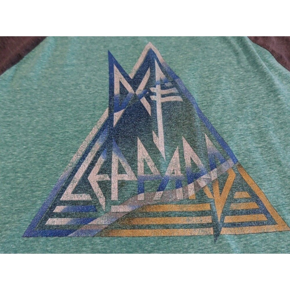 Def Leppard Long Sleeve Jersey Style TShirt Adult Size Large - Picture 2 of 6